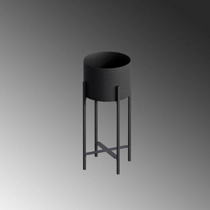Aberto Design Maceta Decorativa GED-026 Negra Aberto Design Maceta Decorativa GED-026 Negra